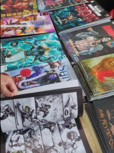 Comic book stalls were a testament that Indian comics have ventured to the edges of the narrative style. (Joshua Eugine/South First)