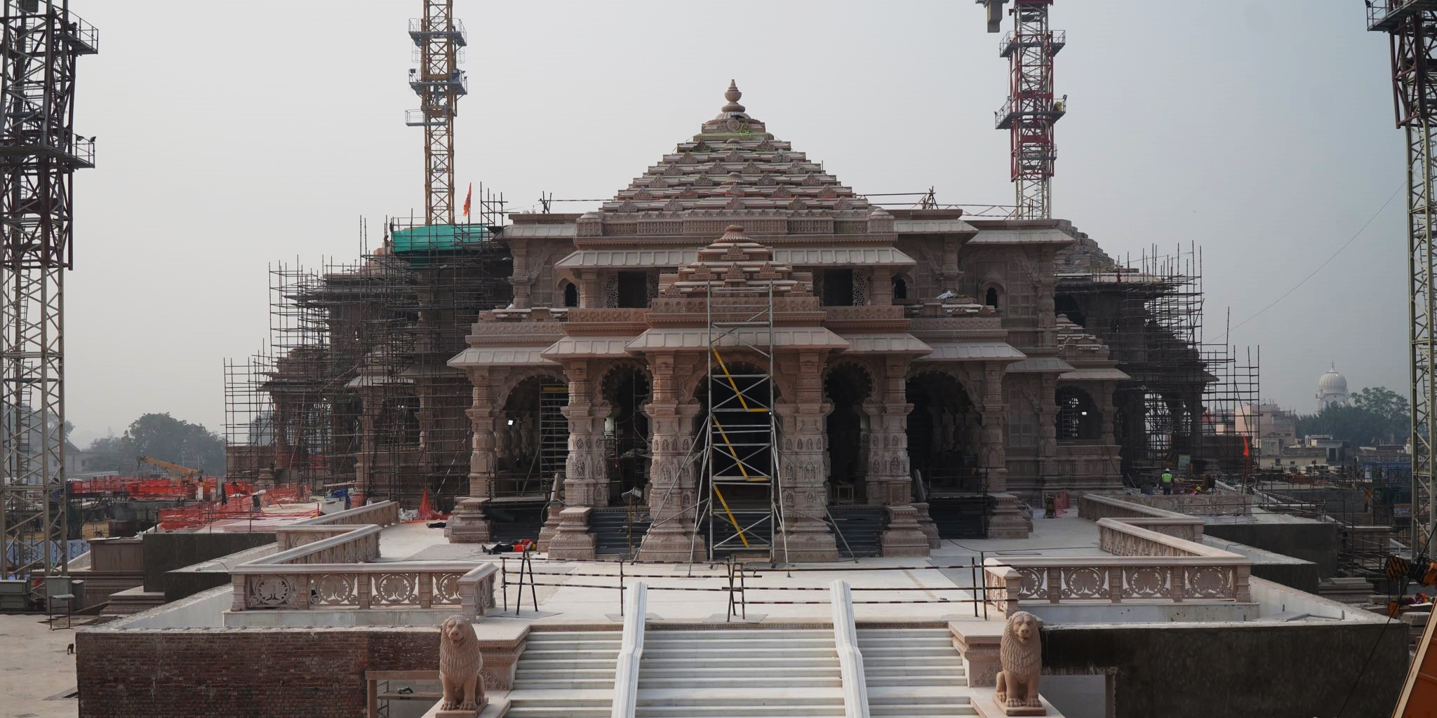 File photo of the under-construction Ram Temple in Ayodhya.