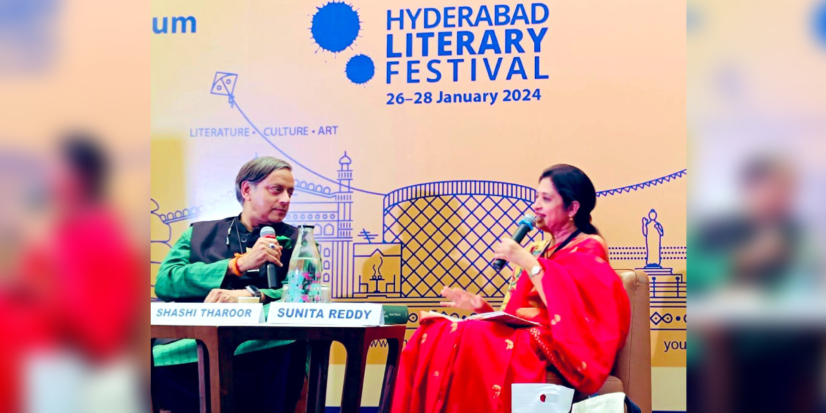 ‘Snollygoster’, ‘patriotism v nationalism’, ‘info blanketing’ take centre stage at Tharoor’s valedictory at Hyderabad Lit Fest