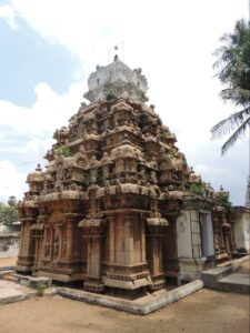 The Brahmapurisvara Temple at Pullamangai near Thanjavur, that contains narrative Ram Katha sculptures from Parāntaka Chōḷa - I period in early 10th Century CE.