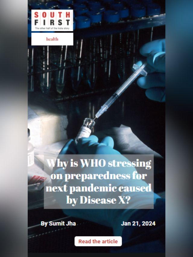 Why is WHO stressing on preparedness for next pandemic caused by Disease X?