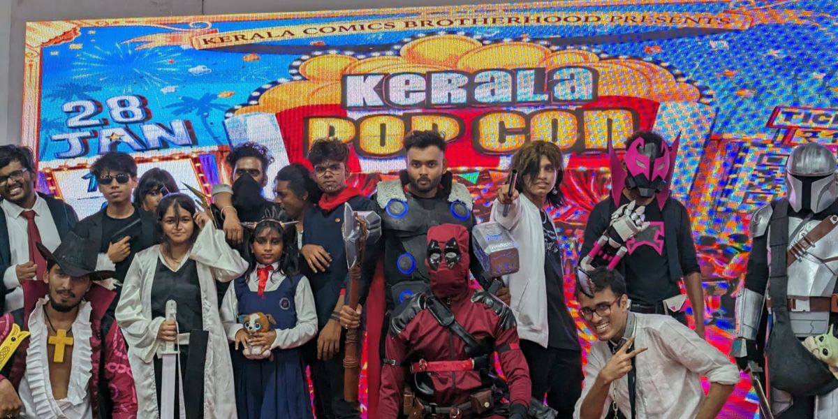 Organised by a team of 9 individuals with a host of volunteers, Kerala Pop Con was the brainchild of the Kerala Comics Brotherhood.