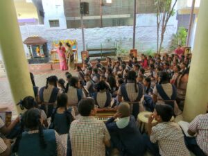 A Vidya Bharathi school in Ayodhya Nagar, Vijayawada. 