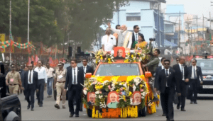 Modi at Thrissur. Photo: supplied
