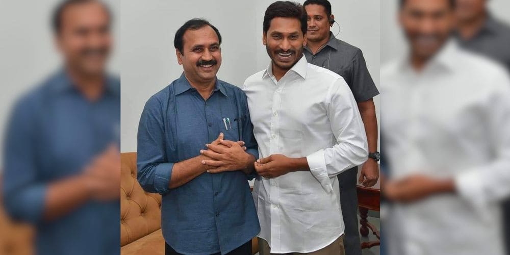 Alla Ramakrishna Reddy, who resigned from the YSRCP on 11 December and joined the Congress, returned to Jagan's camp on 20 February. (Supplied)