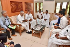 Union Minister Bhupender Yadav met members of various communities and stakeholders from across Kerala in view of the recent tiger and elephant attacks in the state. (X)
