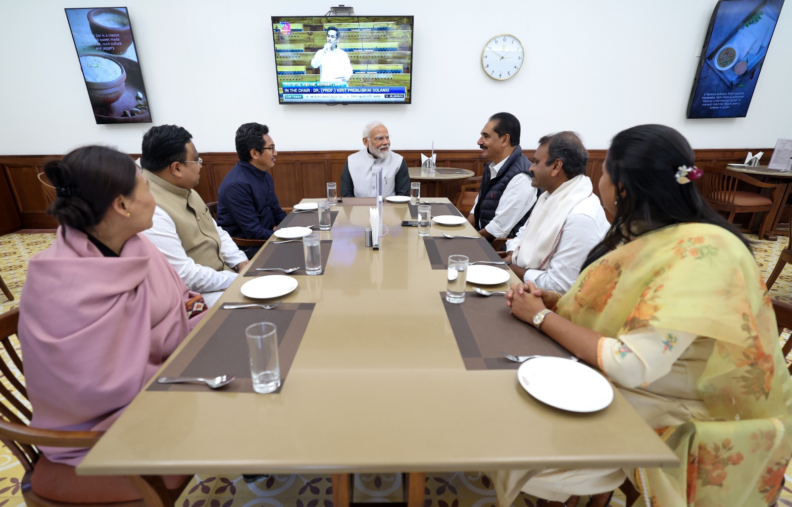 Premachandran's lunch with Modi