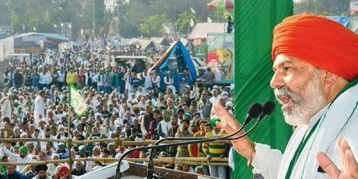 Bharatiya Kisan Union leader Rakesh Tikait announced that farmers will stage dharnas in UP, Haryana, Punjab, and Uttarakhand on February 21 to press their demands, including a legal guarantee to MSP. (X)