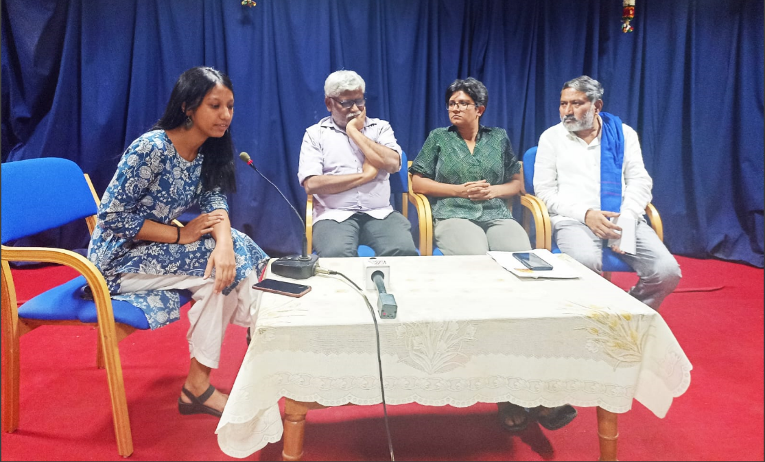 The critique discussion session held at Bengaluru