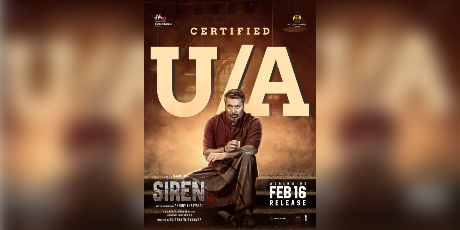 Jayam Ravi's 'Siren' gets censor certificate The South First