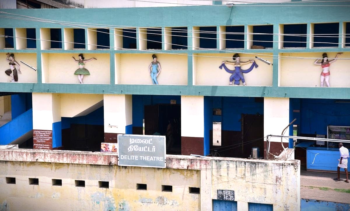 The iconic Delite Theatre in Coimbatore