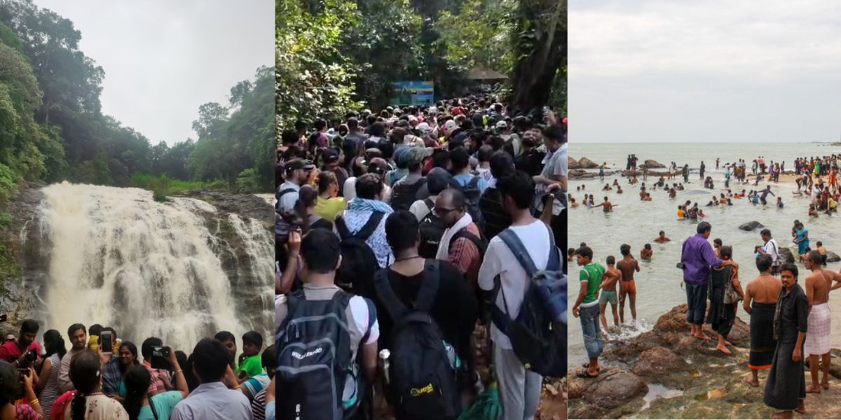 Long weekends, once eagerly awaited for leisurely escapes, are now flashpoints of tourist congestion. (Photos from X, iSotck)