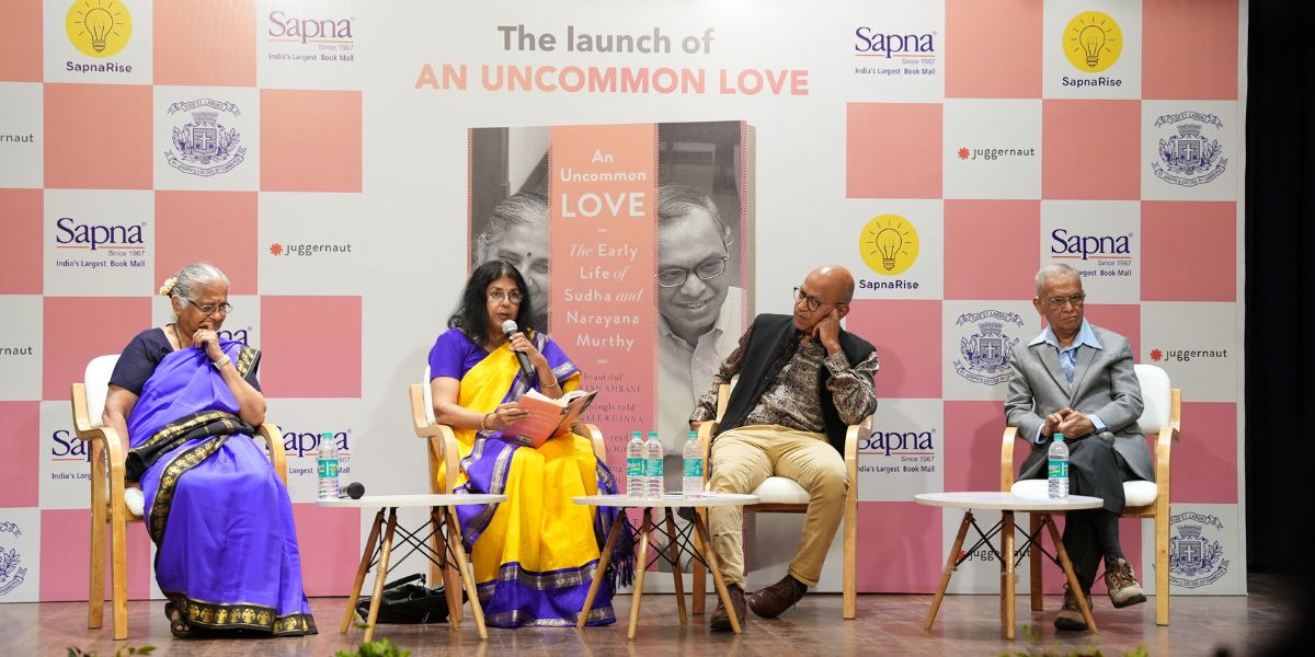 Chitra Banerjee Divakaruni’s latest book on Sudha and Narayana Murthy gets a Bengaluru launch
