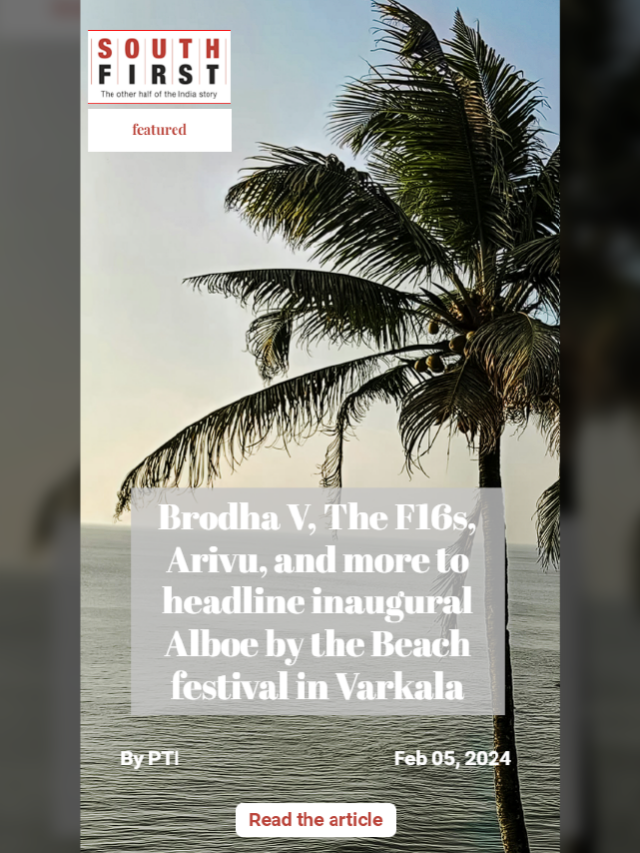 Brodha V, The F16s, Arivu, and more to headline inaugural Alboe by the Beach festival in Varkala