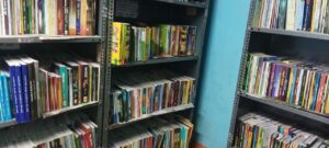 Wealth of knowledge. The library at Koratti Hosur. (Supplied)