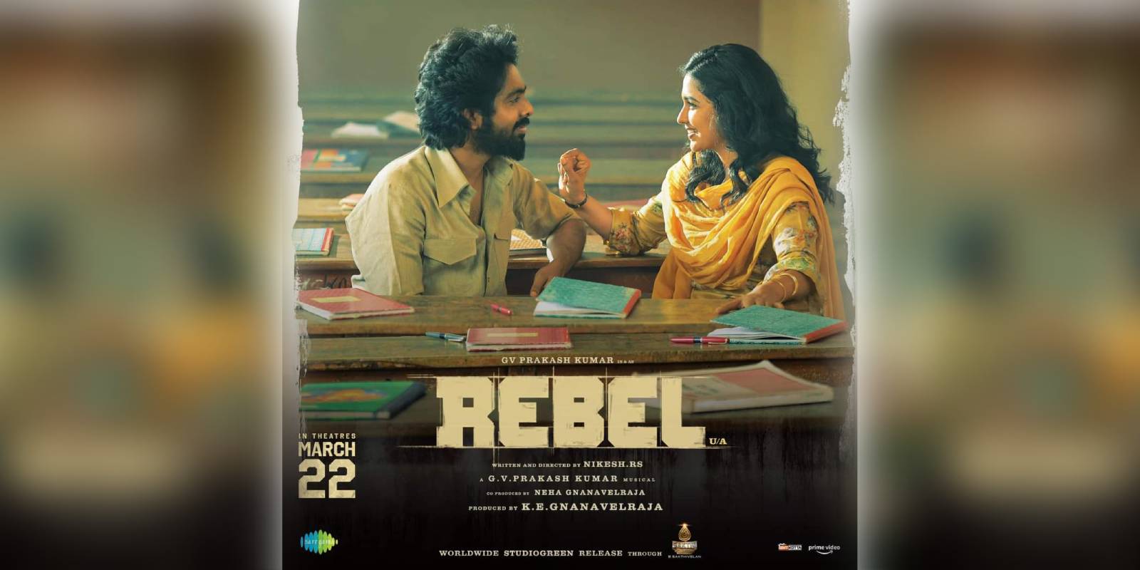 A poster of the film Rebel