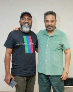 Ajayan Chalissery with Tamil Superstar Kamal Haasan