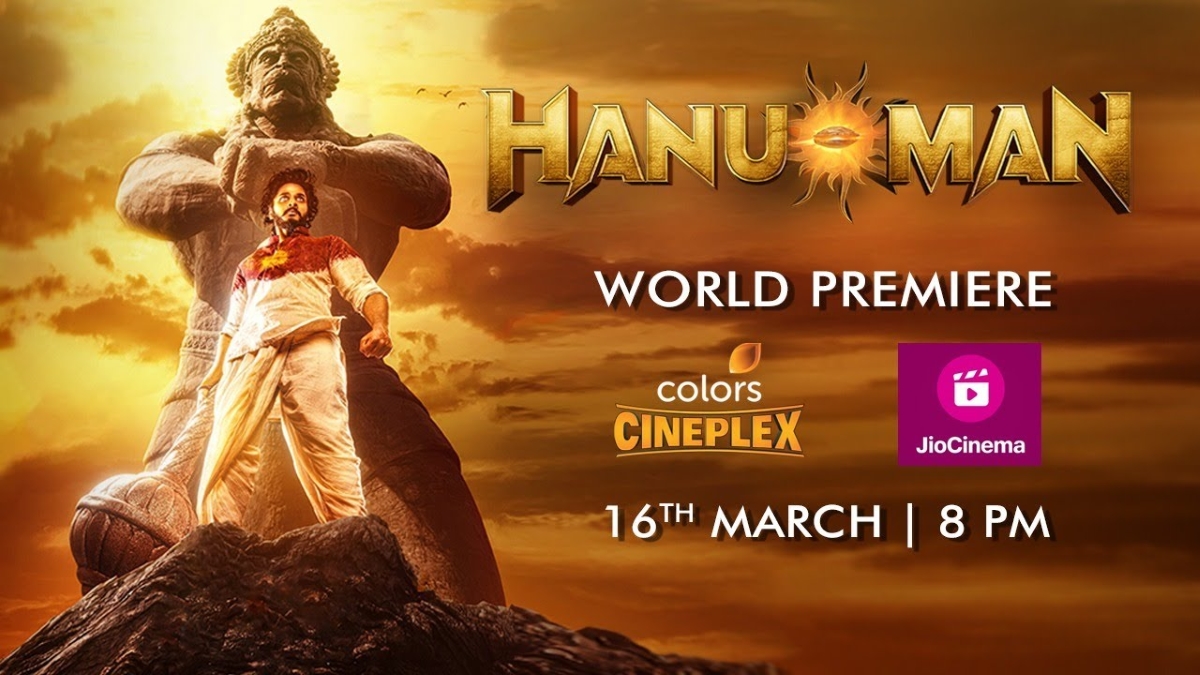 Hindi version of Hanu-Man OTT premiere on JIo Cinema on 16 March