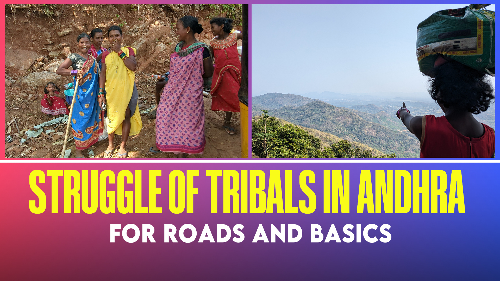 For the 300 tribals living in seven villages of the Eastern Ghats hills range, a "road" is a dream and a lifeline.