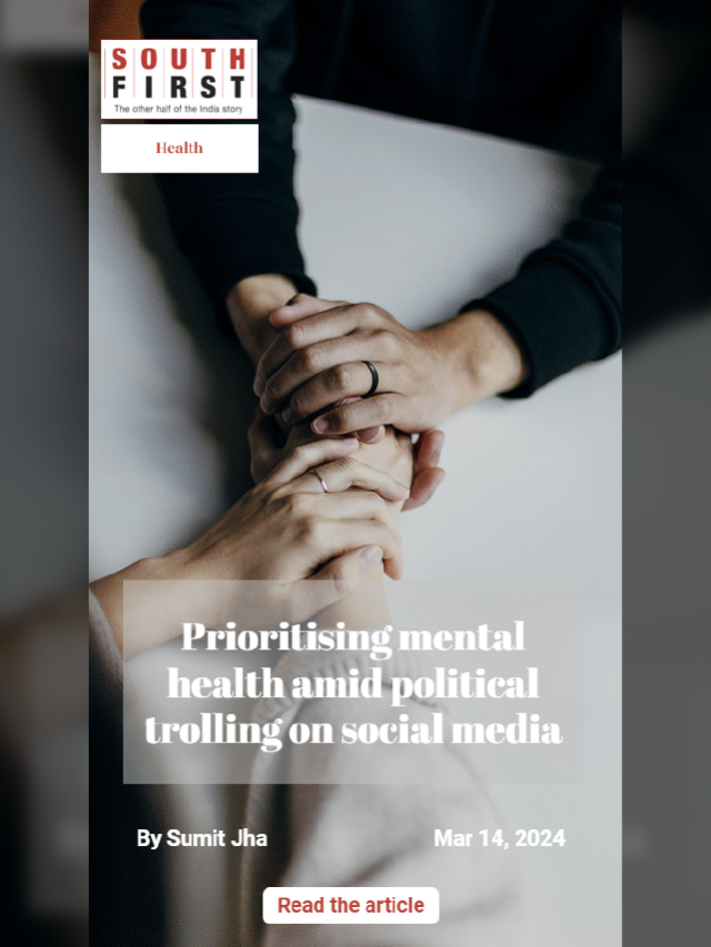 Prioritising mental health amid political trolling on social media