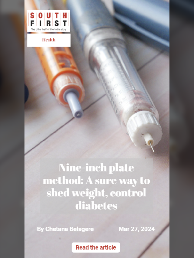 Nine-inch plate method: A sure way to shed weight, control diabetes