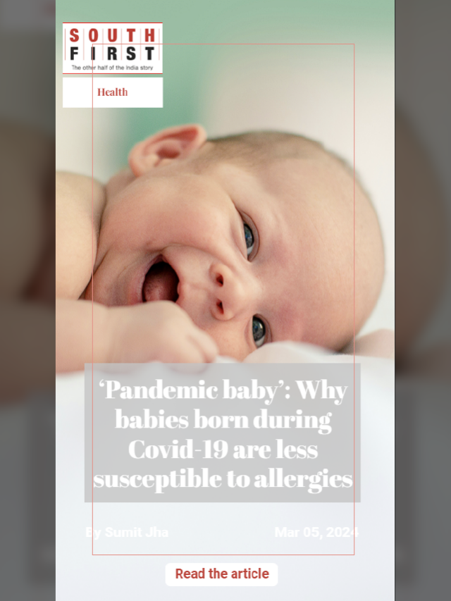 ‘Pandemic baby’: Why babies born during Covid-19 are less susceptible to allergies