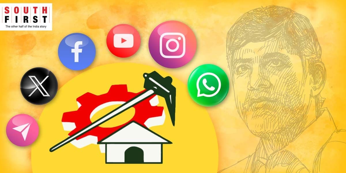 TDP Social Media and its chief Chandrababu Naidu.