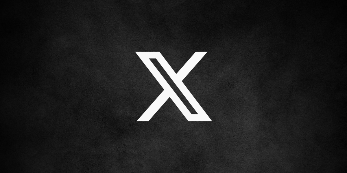 X logo. (X)