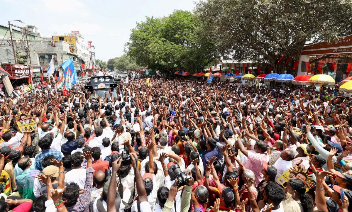 DMK election campaign in Tamil Nadu