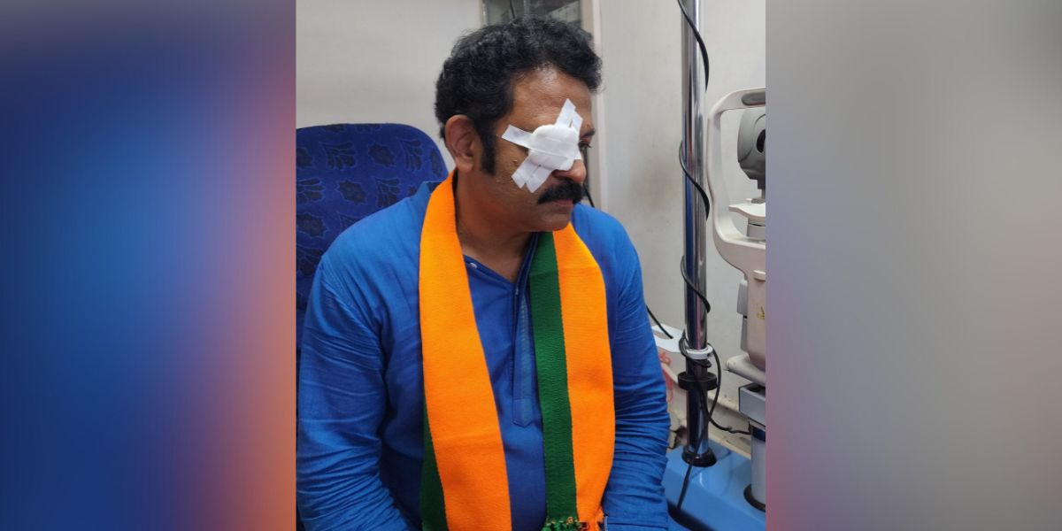 Man who injured Kollam BJP candidate G Krishnakumar turns out to be BJP leader