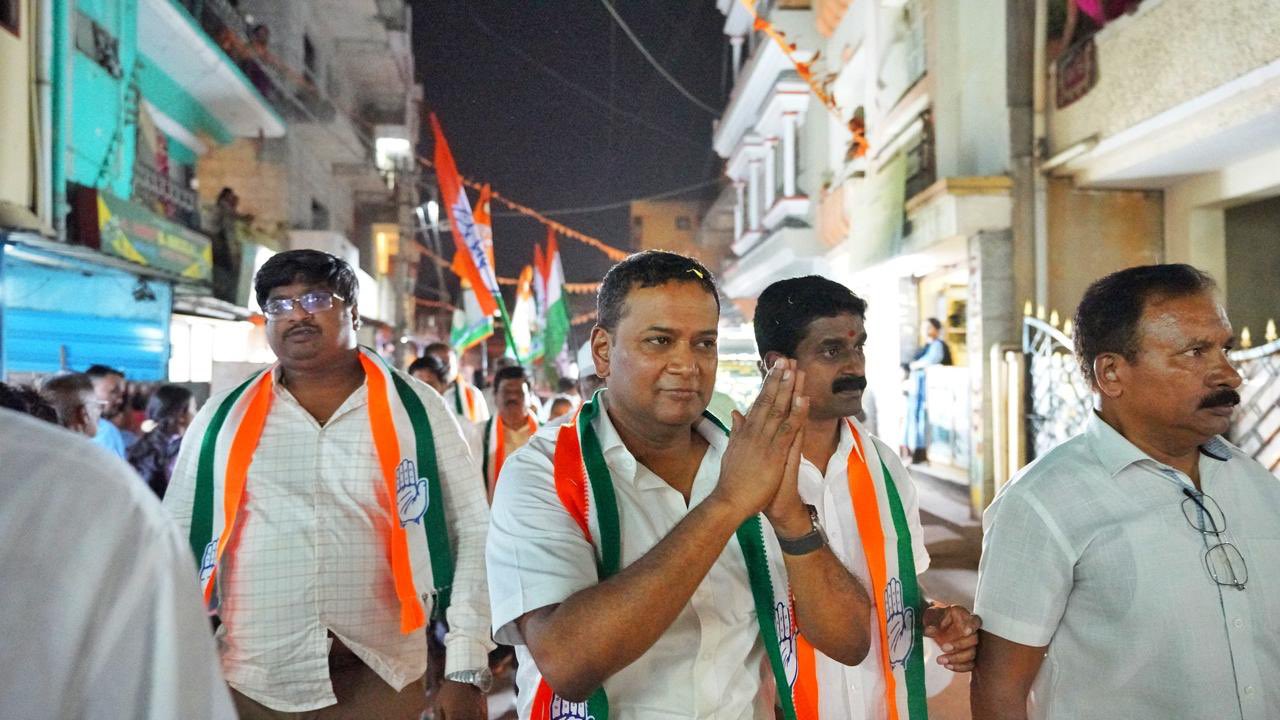 Mansoor Ali Khan, Congress candidate from Bangalore Central.