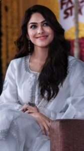 Mrunal Thakur at The Family Star promotions