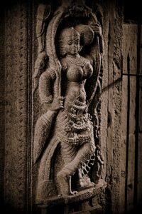 A sculpture at the Kolaramma temple. (Shailesh Patil/Wikimedia)