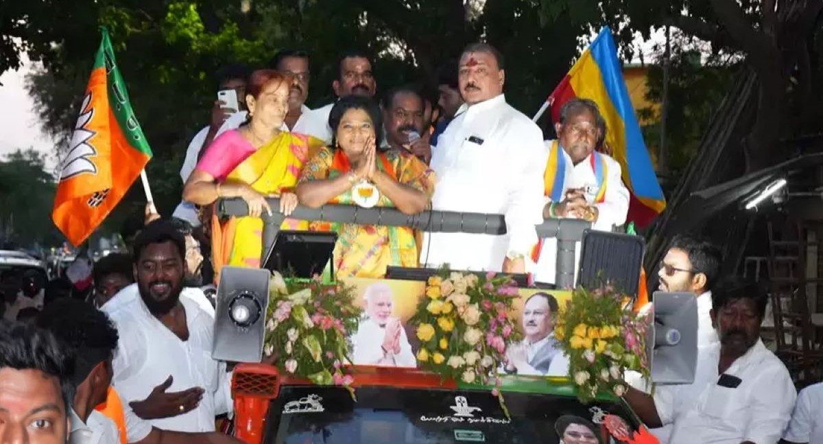 Tamilisai Soundararajan in South Chennai constituency