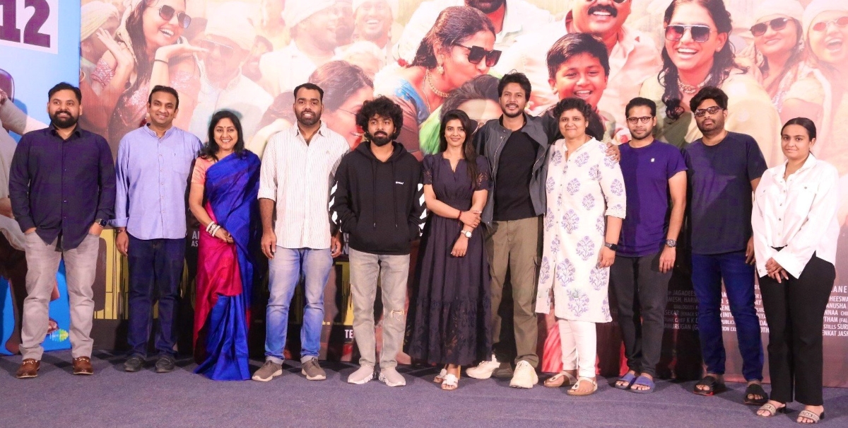 Team DeAr at pre-release event in Hyderabad