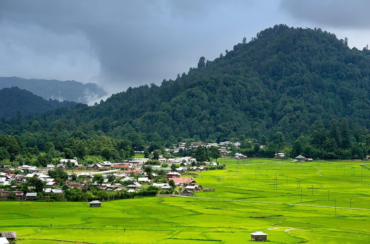 Ziro Valley in Arunachal