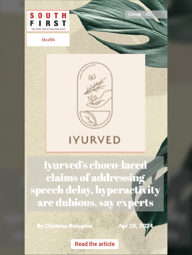 Iyurved’s choco-laced claims of addressing speech delay, hyperactivity are dubious, say experts
