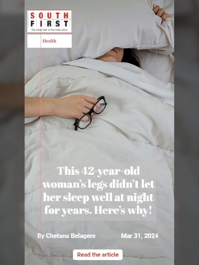 This 42-year-old woman’s legs didn’t let her sleep well at night for years. Here’s why!