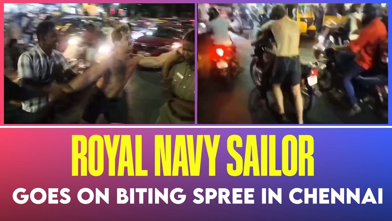 UK sailor bites people