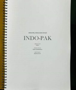 Script of Nishad Koya named Indo-Pak